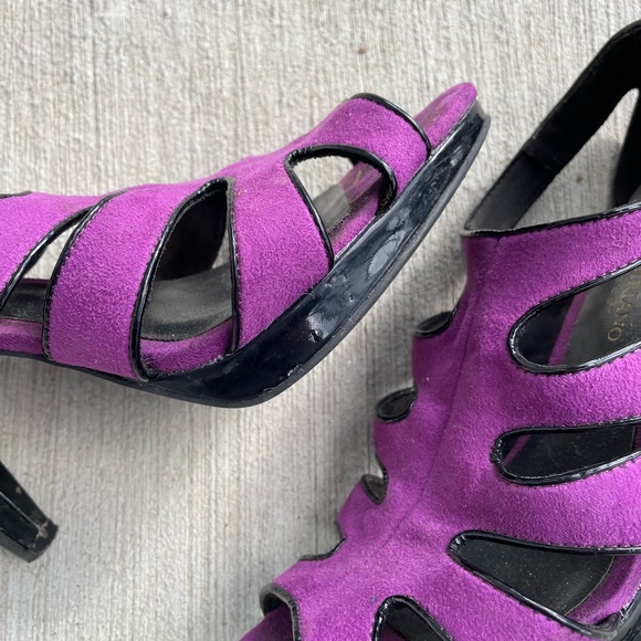 Purple Strappy Heels by Christian Siriano for Payless - Picture 8 of 10
